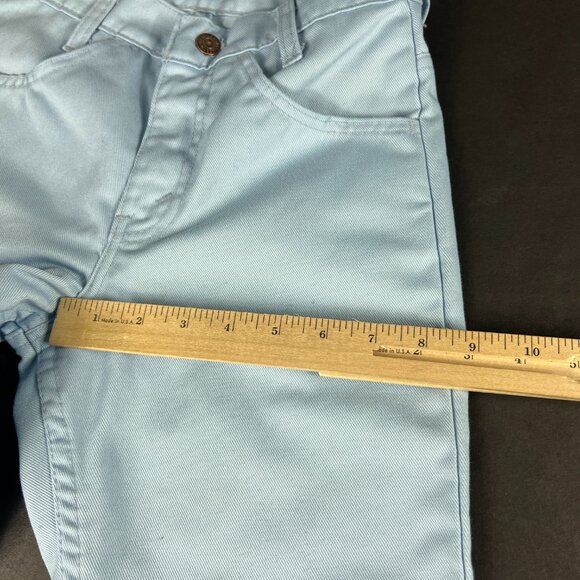 VTG 70s Levi's Jeans Student 24x30* 746 Bell Bottoms Light Blue Denim Tag 26x31 - Picture 14 of 16